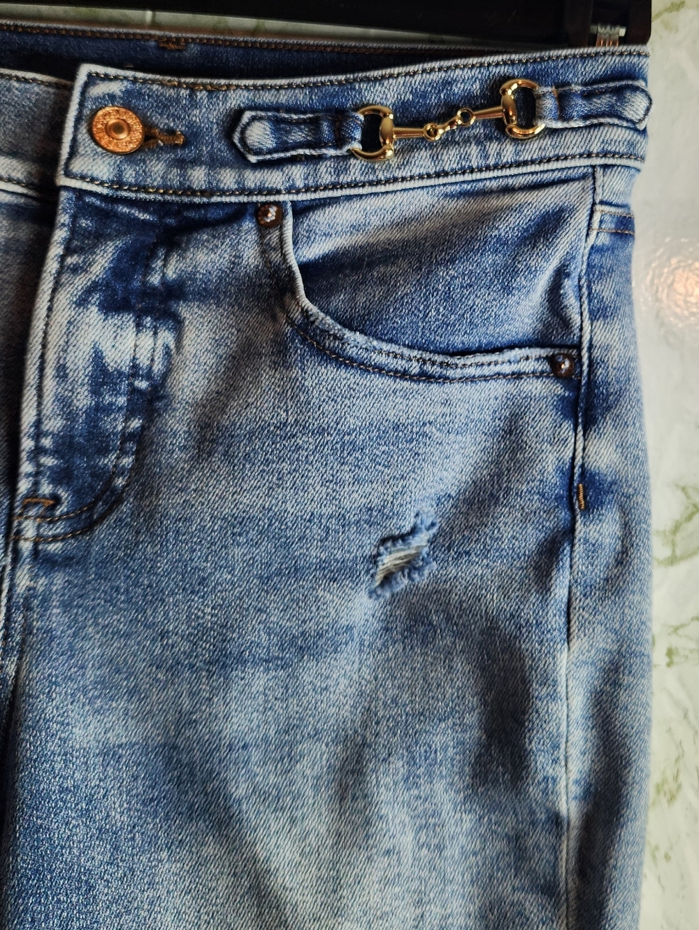 EXPRESS Mid Rise Skinny Jeans - Picture 4 of 14